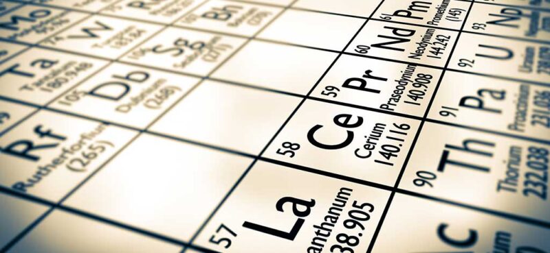 rare earths, metals