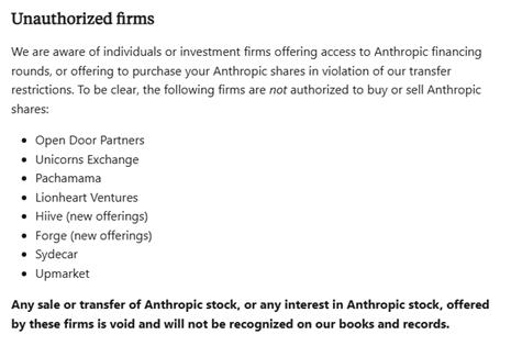 Unauthorised firms list