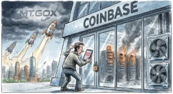 Coinbase shut, Mt. Gox, Bitcoin to moon thumbnail